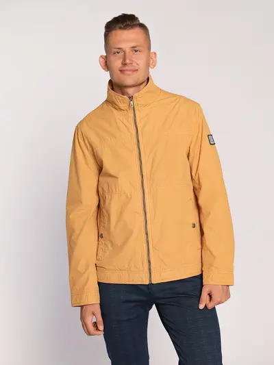 Ветровка Miami прямого кроя из хлопка песочного цвета